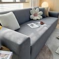 thumbnail image 4 of Ovzne Solid Color All Season Universal Sofa Cover Knitted Elastic All Wrap Sofa Cover Sofa Cushion Rocker Velvet Sofa Cover On Clearance, 4 of 6