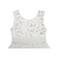 thumbnail image 4 of Robe Fille Détail Fleur Sequins Dentelle Fête Princesse Blanche 2 Ans, 4 of 4