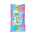 thumbnail image 3 of Multicolor Polyester Microfiber Beach Towel - Super Absorbent, Lightweight & Quick Dry, 70x140cm/80x160cm for Outdoor, Pool, Travel, Picnic - Eye-Catching Design, Machine Washable, 3 of 9