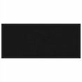thumbnail image 1 of vidaXL Console Table Black 80x35x75 cm Tempered Glass, 1 of 5