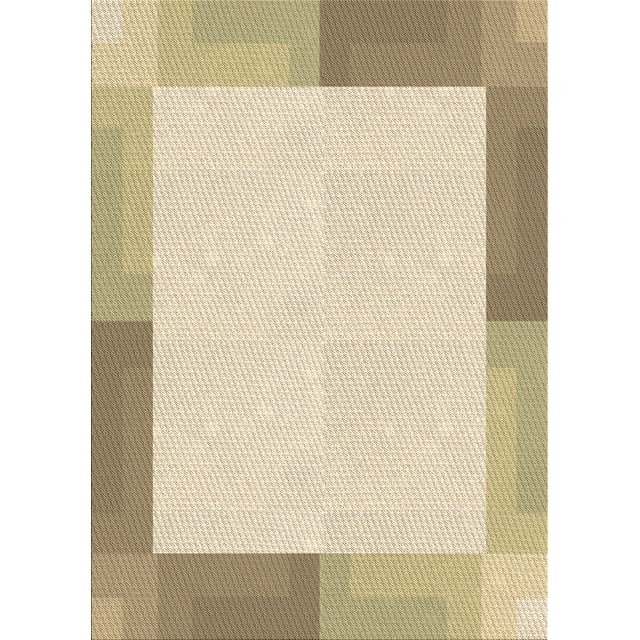 Ahgly Company Tapis d'Aire Rectangulaire d'Intérieur Lavable à la Machine, Style Transitionnel, Blond Doré Doré, 5 Pieds x 8 Pieds