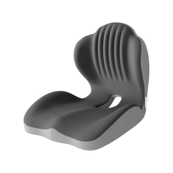 Memory Foam L Shaped Cushion for Tailbone with Integrated Backrest and Lumbar Support – Ergonomic Cushion for Chair Living Room Seating and Home Use