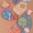 thumbnail image 2 of Baby Silicone Plate with Suction - Toddler Plate Suction-Base Set Baby Silicone Weaning Set, 2 of 2