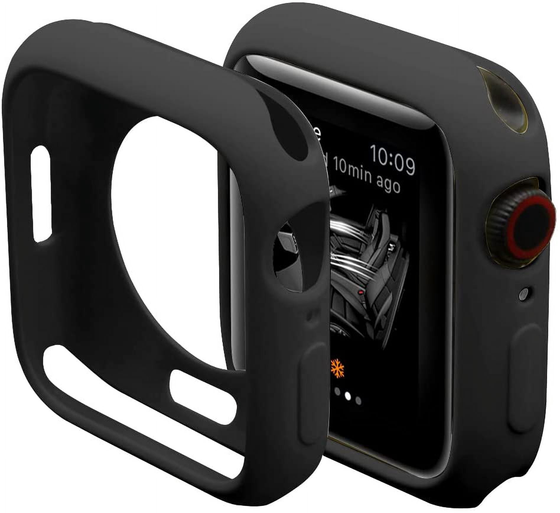 XiHAMA Ultra Thin Soft TPU Bumper Case Compatible with iWatch Apple Watch Series SE 6/5/4