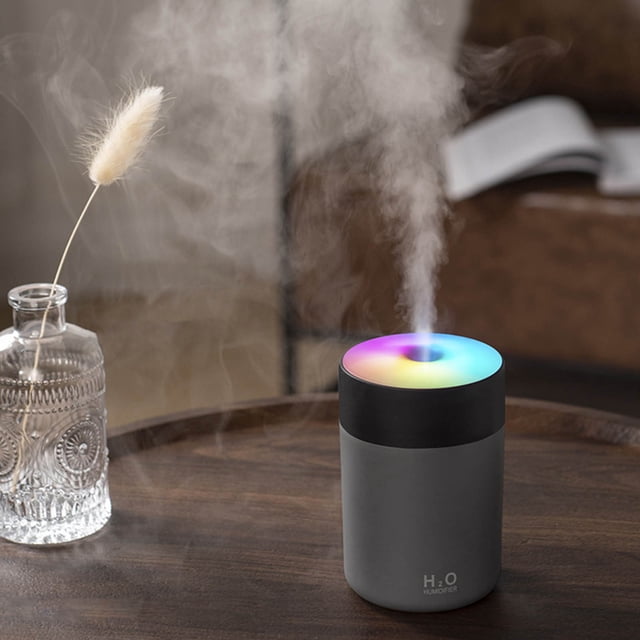 RKSTN Humidifiers for Bedroom Colorful Cup Humidifier Colorful Car Silent Humidifier Bedroom Home Mini Aromatherapy Machine Humidifiers for Bedroom