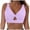Light Purple, variant on adviicd Bikini Tops Women's Triangle Bikini Top Push up Padded Halter String Bathing Suits Top(Green,S)