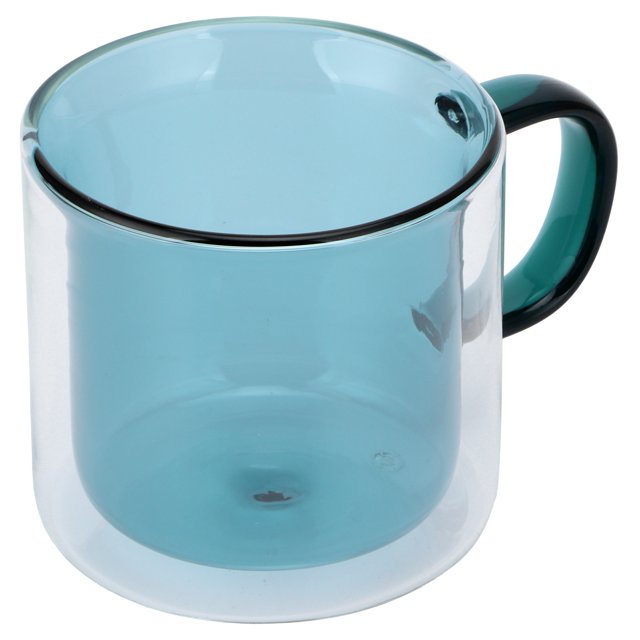 Glass Coffee Mug, Easy To Glass Mug For Water For Beverage For Wine For Coffee Light Green