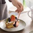 thumbnail image 4 of Amzcrzy Utensils 304 Stainless Steel Flat Handle Round Spoon Thickened Dinner Spoon and Soup Spoon forHome Use Rounded Flat Spoon Serving Spoons Spoon Soup Spoons, 4 of 5
