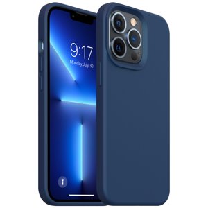 Amdohai Boîtier de téléphone en silicone liquide compatible avec iPhone 13 Pro Ultra étui de téléphone protecteur anti-rayure antichoc mince
