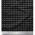 thumbnail image 1 of Soimoi Black Rayon Crepe Fabric Tree Christmas Print Sewing Fabric Yard 46 Inch Wide, 1 of 3