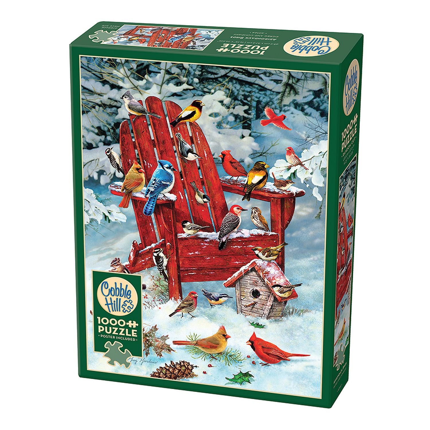 Cobble Hill Jigsaw Puzzle - Adirondack Birds, 1000 Piece Puzzle