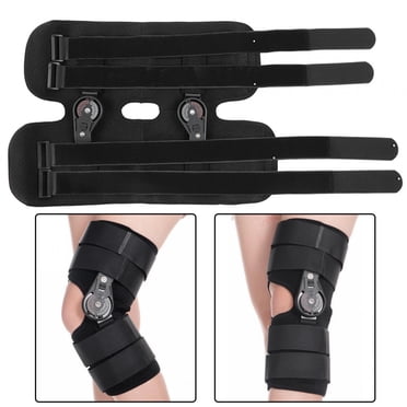 Cheap Hinged Knee Brace Support Short Adjustable Knee Joint With Chuck Ligament Injury Osteoarthritis Knee ProtectorS