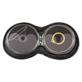 thumbnail image 3 of BUYISI Portable Round Zippered Car/Home 20 Cd Dvd Vcd Disc Holder Wallet Storage Bag White, 3 of 5