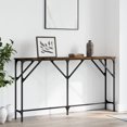thumbnail image 1 of vidaXL Table Console Chêne Fumé 140x23x75 cm Bois Manufacturé, 1 of 5