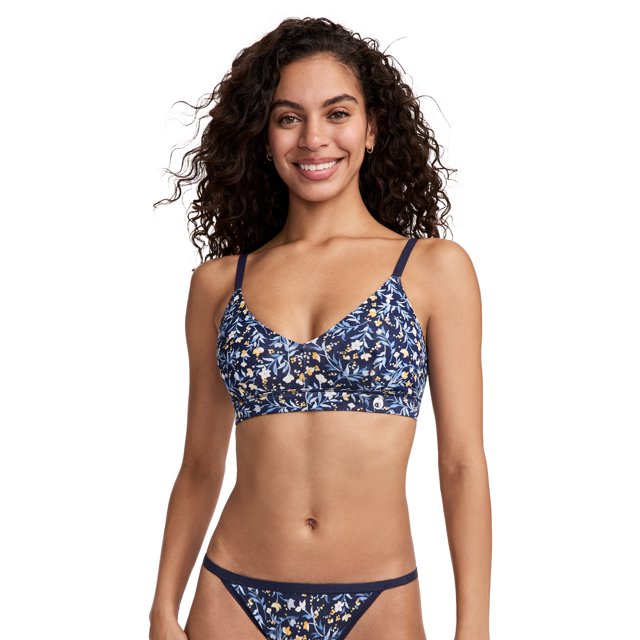 Jockey Soutien-Gorge Léger Triangle Extensible en Coton Biologique pour Femmes