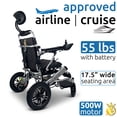 thumbnail image 3 of MAJESTIC IQ-8000 New Remote & Joystick Controlled Mobility Aid Lightweight Foldable Electric Wheelchair, 3 of 6