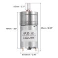thumbnail image 2 of Unique Bargains Moteur à Engrenages à Micro-Réducteur DC12V 620RPM pour Moteur 370, 2 of 4