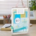 thumbnail image 5 of Vrorvz A3 Grand Sac de Dossiers Transparent à Grande Capacité avec Ouverture Plate à 180° pour Documents, Art et Copies d'Examen, Sac à Main Durable et Portable avec Poignées Robustes pour Étudiants et Professionnels, 5 of 5