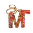 thumbnail image 2 of Porte-clés 26 Lettres Modèle de Fruit Femmes Compact Longue Durée Porte-Clés Sac Décoration, 2 of 8