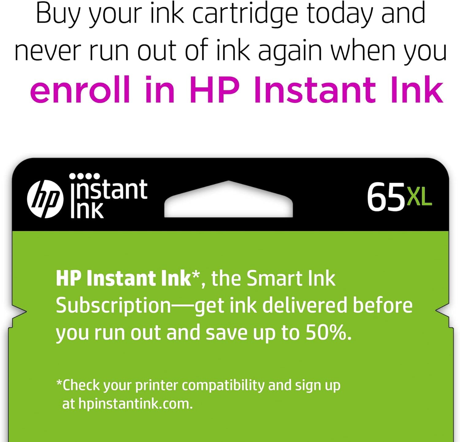 HP 65XL Cartouche d’encre noire à rendement élevé d’origine (N9K04AN)