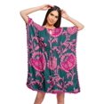 thumbnail image 1 of Moomaya Robe Courte de Caftan de Plage, Robe de Couverture Imprimée, Kaftan pour Femmes, Tenue de Plage, Couverture, 1 of 4