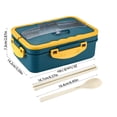 thumbnail image 3 of Boovnll Bento Box with Lid， Stackable Leak-Proof for Bento Box Adult Kids Dishwasher Safe, Drop-Proof, Portable, Work Sports Camping Potlucks Bento Box for Kids Adult, 3 of 6