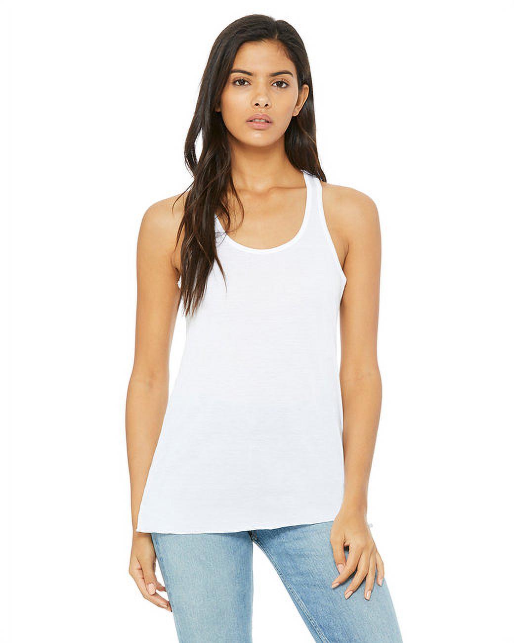 Bella + Canvas Débardeur Fluide pour Femmes - Blanc - TG