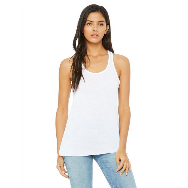 Bella + Canvas Débardeur Fluide pour Femmes - Blanc - TG