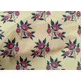 thumbnail image 4 of oneOone Cotton Cambric Fabric Leaves & Floral Block Decor Fabric Printed BTY 56 Inch Wide, 4 of 4