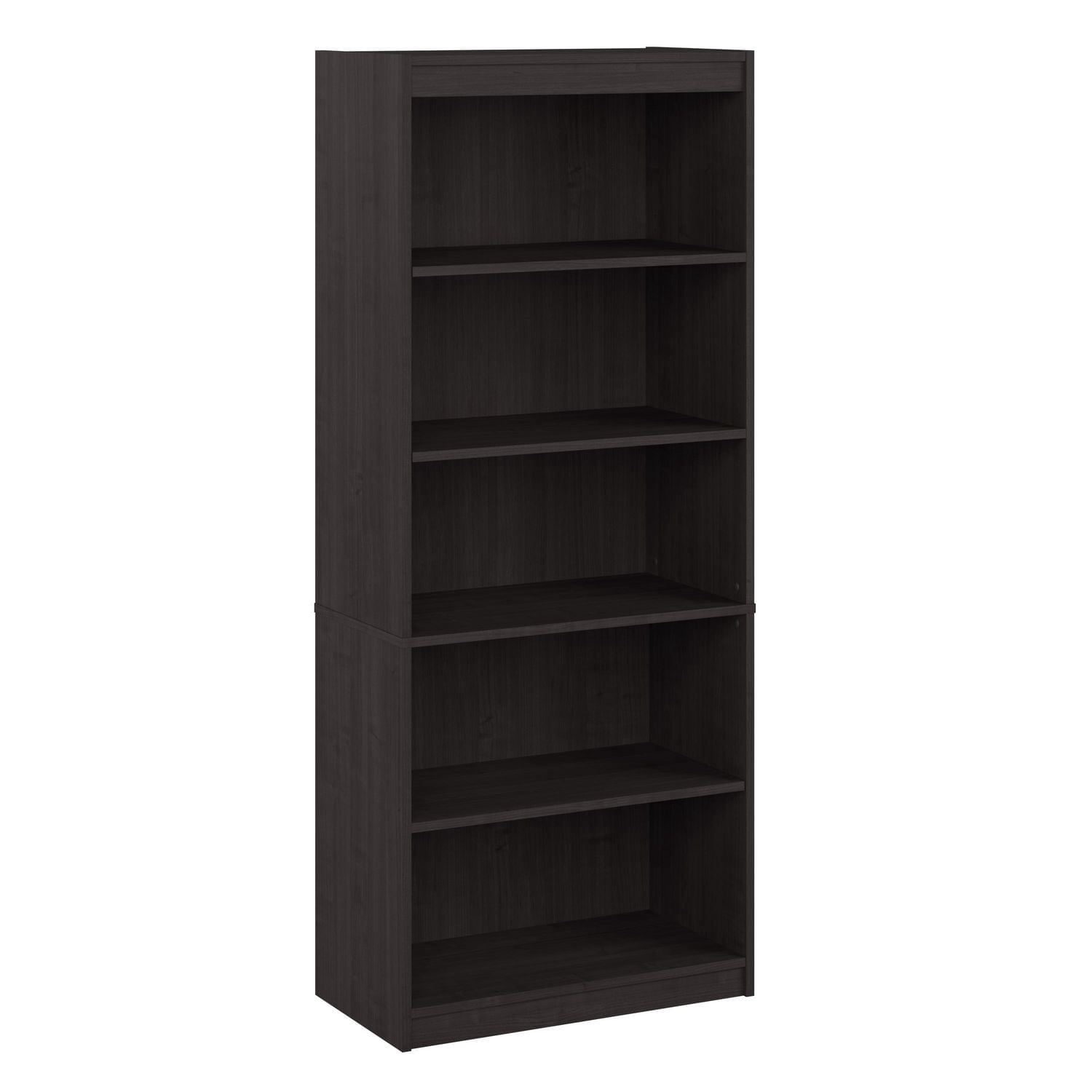 Bibliothèque à 5 tablettes Logan de Bestar, érable graphite