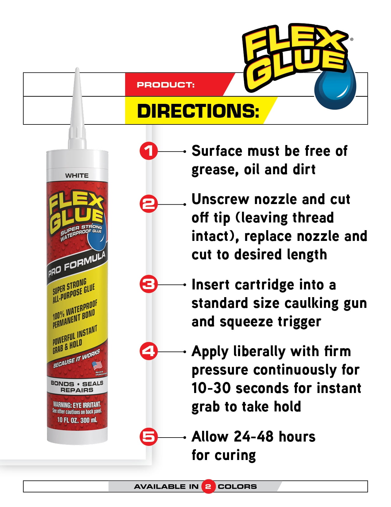 Flex Glue White 6 oz