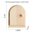 thumbnail image 2 of Amzcrzy Socket Decorative Cover Solid Wood Switches Protective Cover Wall-Mounted Household Socket Decorative Frame Cover Protective Cover Shock Cover Button Frame Home Decor Room Decor, 2 of 2