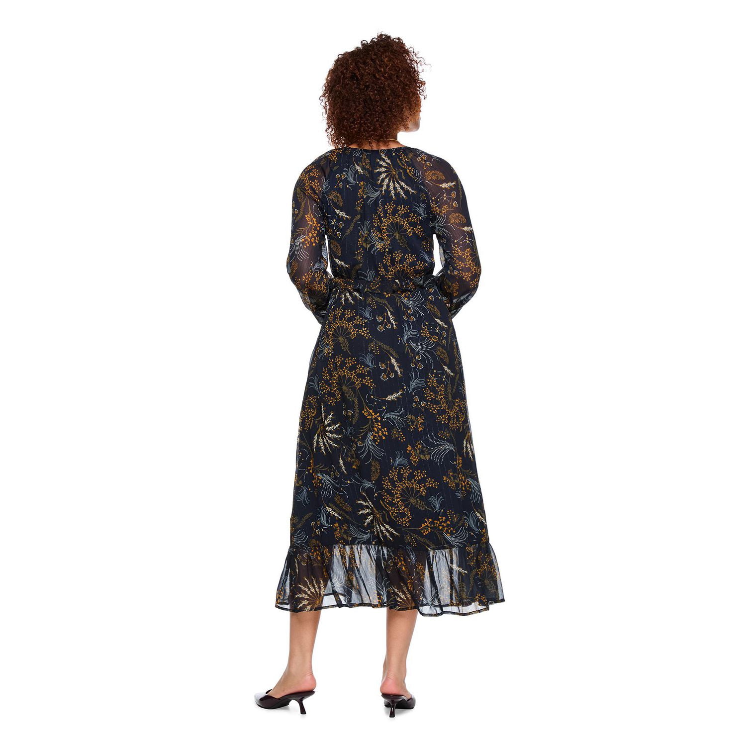 Robe longue à volants George pour femmes