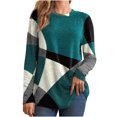 thumbnail image 2 of TIMIFIS Women’s Long Sleeve T Shirts Slim Fit Tops Scoop Neck Ribbed Knit Shirts, 2 of 6