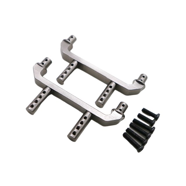 mmirethe Aluminum Alloy Invisible Shell Mount For 1/18 Wltoys 969B On-Road Vehicles Titanium