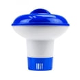 thumbnail image 1 of Lttoisl Distributeur Flottant de Produits Chimiques pour Piscine : Porte-Comprimés de Chlore pour Piscines Creusées et hors Terre - Facile à Utiliser, Distribution Uniforme, Design Vert (4.7 Pouces x 4.6 Pouces x 1.8 Pouces), 1 of 8