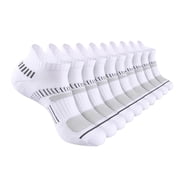 Pisexur 5 Pairs Mens Socks Low Cut Casual Cotton Crew Socks Breathable Running Athletic Socks Ankle Socks Football Soccer Socks