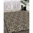thumbnail image 3 of Ahgly Company Tapis d'Intérieur Lavable en Machine Carré Transitionnel Gris Minuit, 7 Pieds Carré, 3 of 7