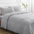 thumbnail image 4 of Duvet Cover Queen -Piece Prewashed Ultra Soft Queen Bedding Set - Features Zipper Closure and Corner Ties Includes Duvet Cover x Pillowcases No Comforter, 4 of 7