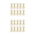 thumbnail image 3 of Maytalsory 10pcs Metal Carabiners Lobster Claw For Keychain - Strong And Functional Accessories For Easy Key gold 2Set, 3 of 6