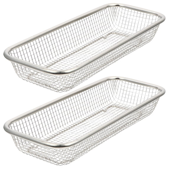 Miangastore 2 Pcs Panier Bol pour Lave-Vaisselle Panier de Cuisson en Acier Inoxydable Petit Panier de Rangement Support de Rangement pour Lave-Vaisselle