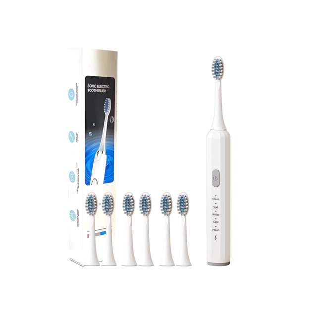 Sonic Electric Toothbrush With 5 Modes And Smart Timer - Unisex - Effective For Teeth And Gum Cleaning, Rechargeable Usb Toothbrush, Whitening Oral Hy