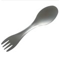 thumbnail image 1 of Bangcool Camping Utensil Practical Creative Titanium Spork Fork & Spoon Combo Tableware, 1 of 8