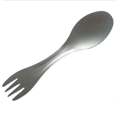 Bangcool Camping Utensil Practical Creative Titanium Spork Fork & Spoon Combo Tableware