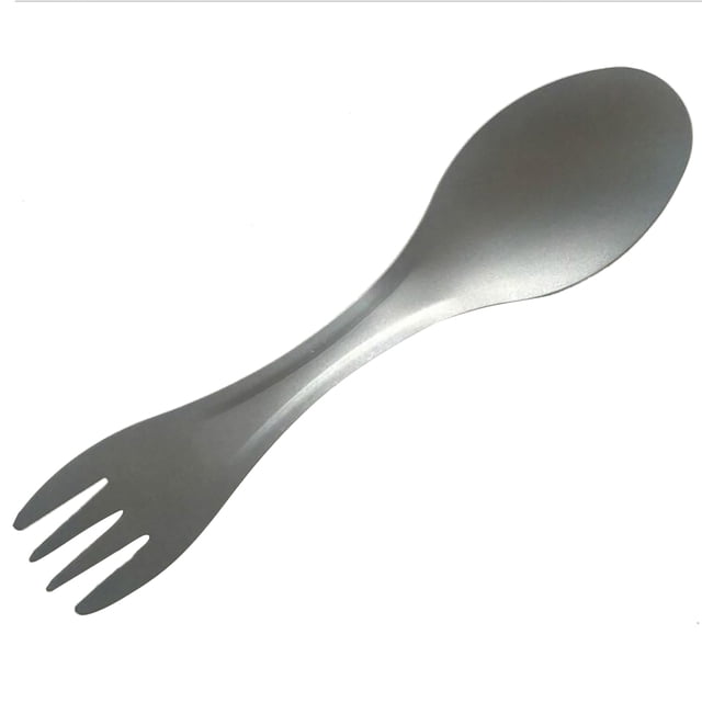 Bangcool Camping Utensil Practical Creative Titanium Spork Fork & Spoon Combo Tableware