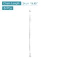 thumbnail image 2 of Unique Bargains Chaîne de Remplacement pour Levier de Toilette 24cm 6 Pack, 2 of 5