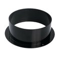 thumbnail image 1 of 100mm ABS Straight Pipe Flange Ventilation Ducting Exhaust Pipe Connector, 1 of 8