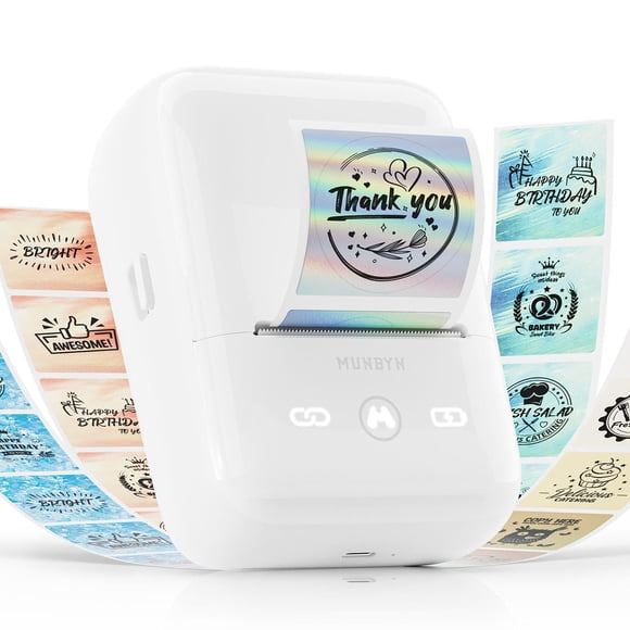 Étiqueteuse portable Bluetooth MUNBYN FM226 - Blanc