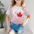 thumbnail image 2 of WEAIXIMIUNG Chemises pour Adolescentes Tendance Manches Courtes T-Shirt Col Rond Été Coupe Décontractée Basique, 2 of 4