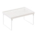 thumbnail image 1 of Étagère d'Armoire Empilable Extensible pour l'Organisation du Garde-Manger et du Comptoir de Cuisine / Étagère Empilable Pliante à Compartiments pour Armoire, Placard, Comptoir Blanc Solution de Rangement à 2/3/4 Niveaux, 1 of 6